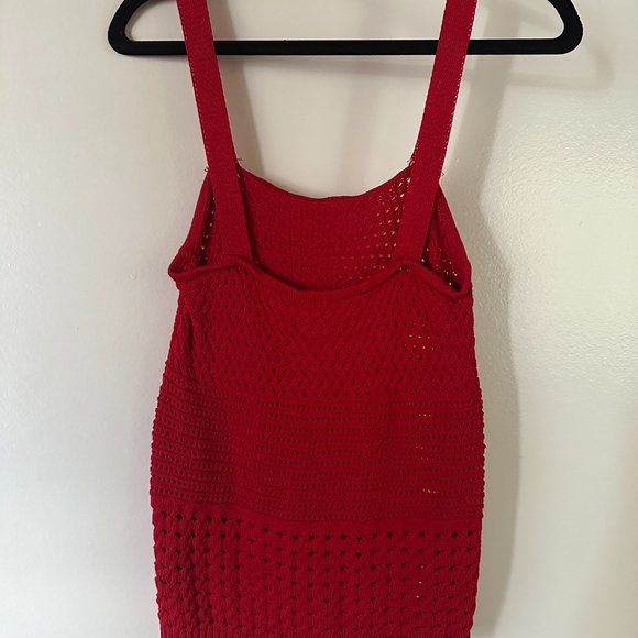 TEXTURED KNIT TANK Line and Dot Medium - Picture 6 of 9
